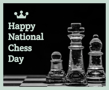 Free National Chess Day Ad Banner Template to Edit Online