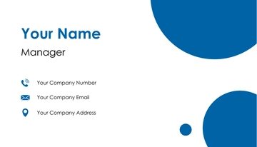 Free Business Card Template to Edit Online