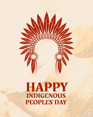 Free Indigenous Peoples' Day Facebook Post Template to Edit Online