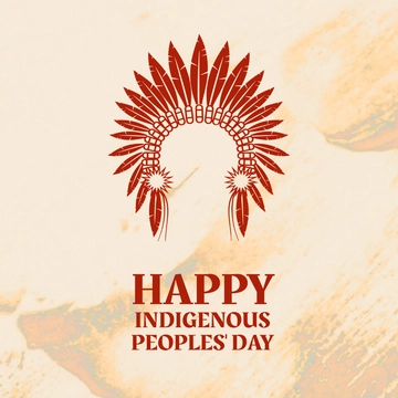 Free Indigenous Peoples' Day LinkedIn Post Template to Edit Online