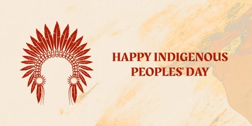 Free Indigenous Peoples' Day X Post Template to Edit Online