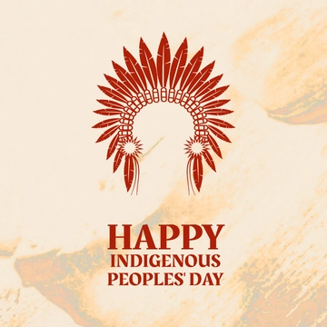 Free Indigenous Peoples' Day WhatsApp Post Template to Edit Online