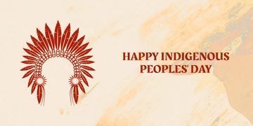 Free Indigenous Peoples' Day Blog Banner Template to Edit Online
