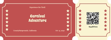 Free Blank Ticket Template to Edit Online