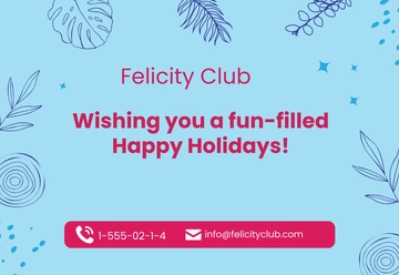 Free Holiday Card Template to Edit Online
