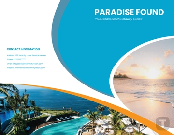Free Travel Brochure Template to Edit Online
