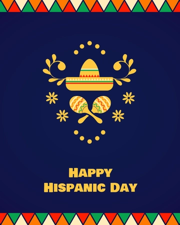 Free Hispanic Day Facebook Post Template to Edit Online