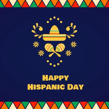 Free Hispanic Day Instagram Post Template to Edit Online