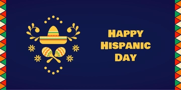 Free Hispanic Day X Post Template to Edit Online