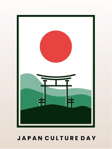 Free Japan Culture Day Threads Post Template to Edit Online