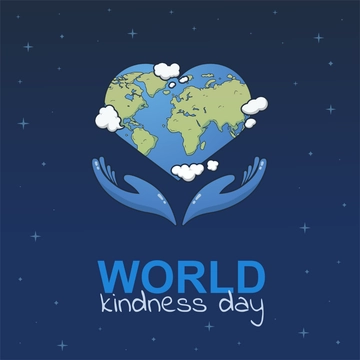 Free World Kindness Day WhatsApp Post Template to Edit Online