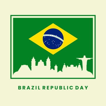 Free Brazil Republic Day Vector Template to Edit Online