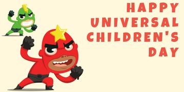 Free Universal Children???s Day X Post Template to Edit Online
