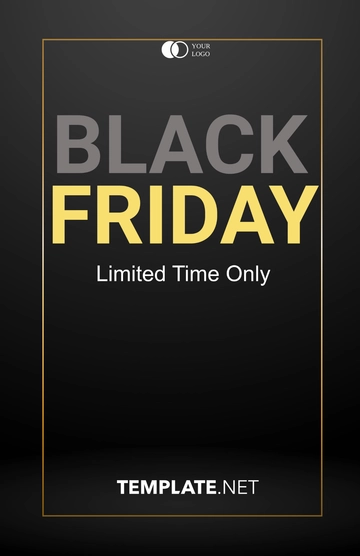 Free Outdoor Elegant Black Friday Sale Template to Edit Online