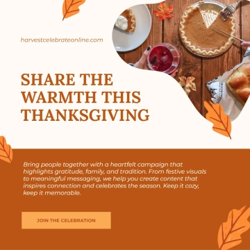 Free Thanksgiving Ad Template to Edit Online