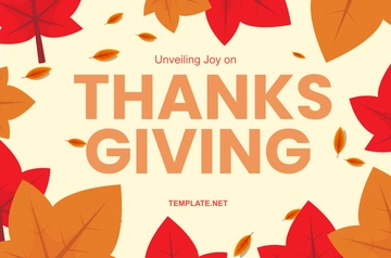 Free Thanksgiving Day 2023 Banner  Template to Edit Online