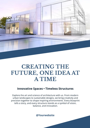 Free Architecture Poster Template to Edit Online