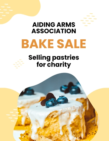 Free Bake Sale Flyer Template to Edit Online