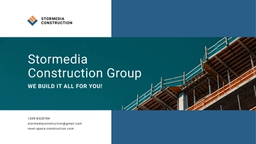 Free Sample Construction Presentation Template to Edit Online