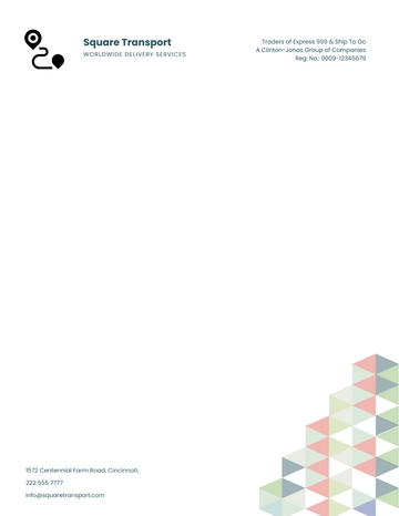 Free Professional Letterhead Template to Edit Online