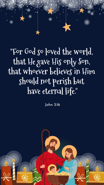 Free Catholic Christmas Quote Template to Edit Online