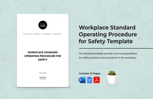 Workplace Standard Operating Procedure for Safety Template