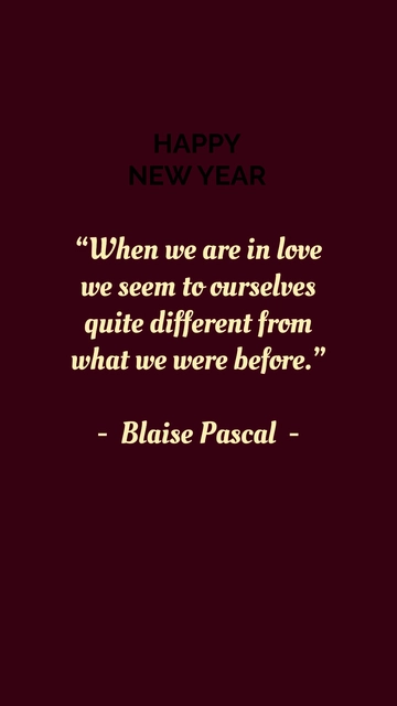 Free New Year Quote For Love Template to Edit Online