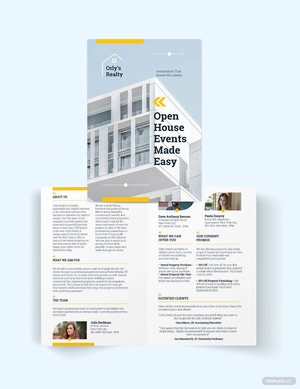 Rental Listing Bi-Fold Brochure Template