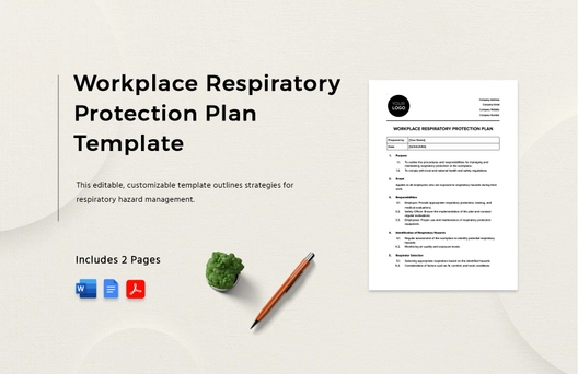 Workplace Respiratory Protection Plan Template