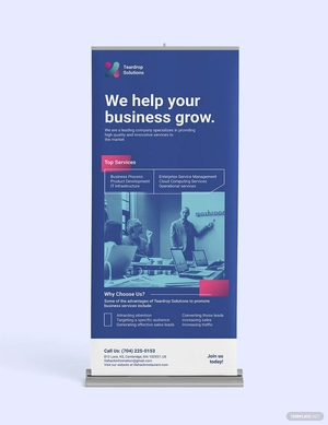 Modern Corporate Roll up Banner Template