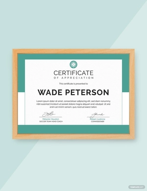 Editable Soccer Award Certificate Template