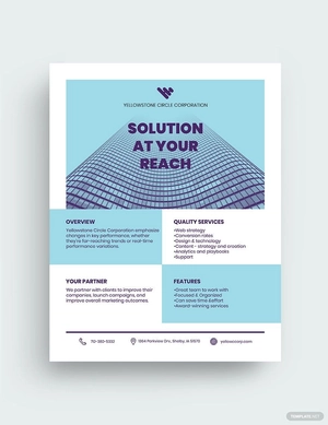 Corporate Datasheet Template