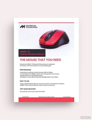 Technology Datasheet Template