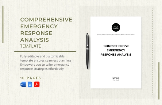 Comprehensive Emergency Response Analysis Template