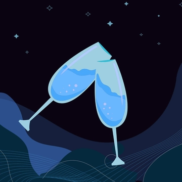 Free New Year's Eve Clipart Template to Edit Online