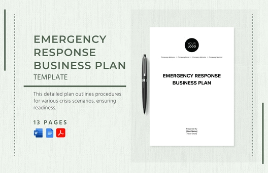 Emergency Response Business Plan Template