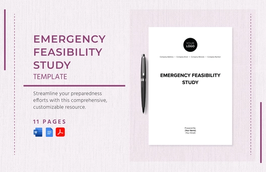 Emergency Feasibility Study Template