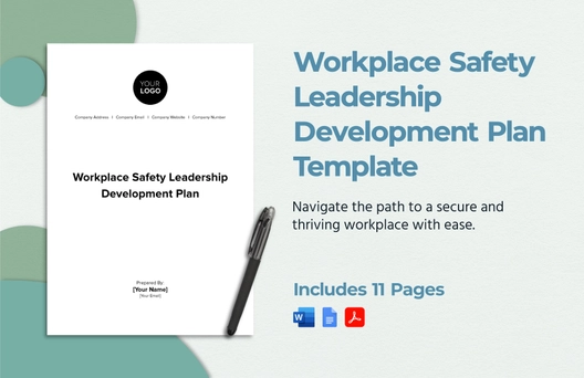 Workplace Safety Leadership Development Plan Template