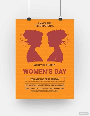 International Womens Day Poster Template