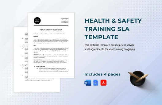 Health & Safety Training SLA Template