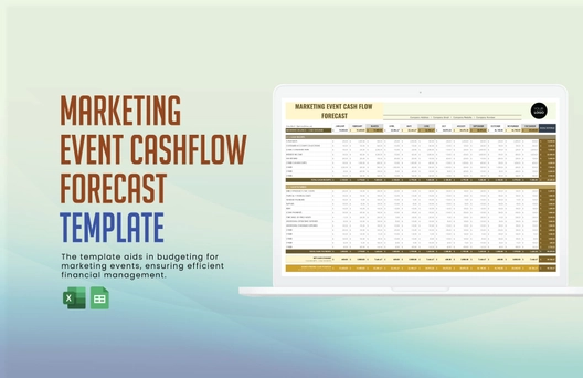 Marketing Event Cash Flow Forecast Template