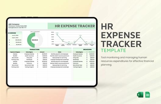 HR Expense Tracker Template