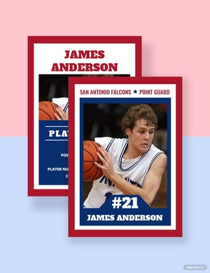 Sample Trading Card Template