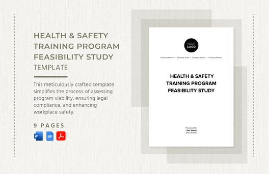 Health & Safety Training Program Feasibility Study Template
