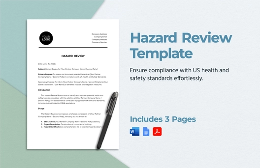 Hazard Review Template