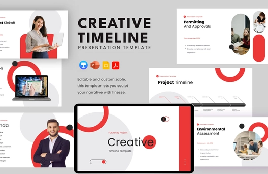 Creative Timeline Template