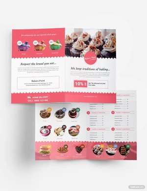 Bakery Bi-Fold Brochure