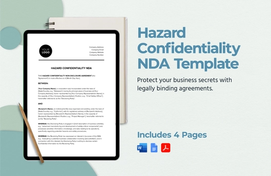 Hazard Confidentiality NDA Template