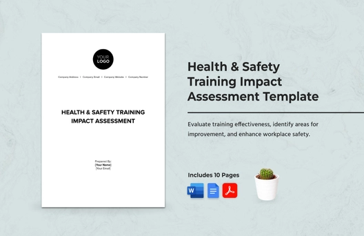 Health & Safety Training Impact Assessment Template