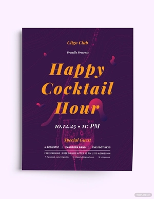Cocktail Lounge Flyer Template